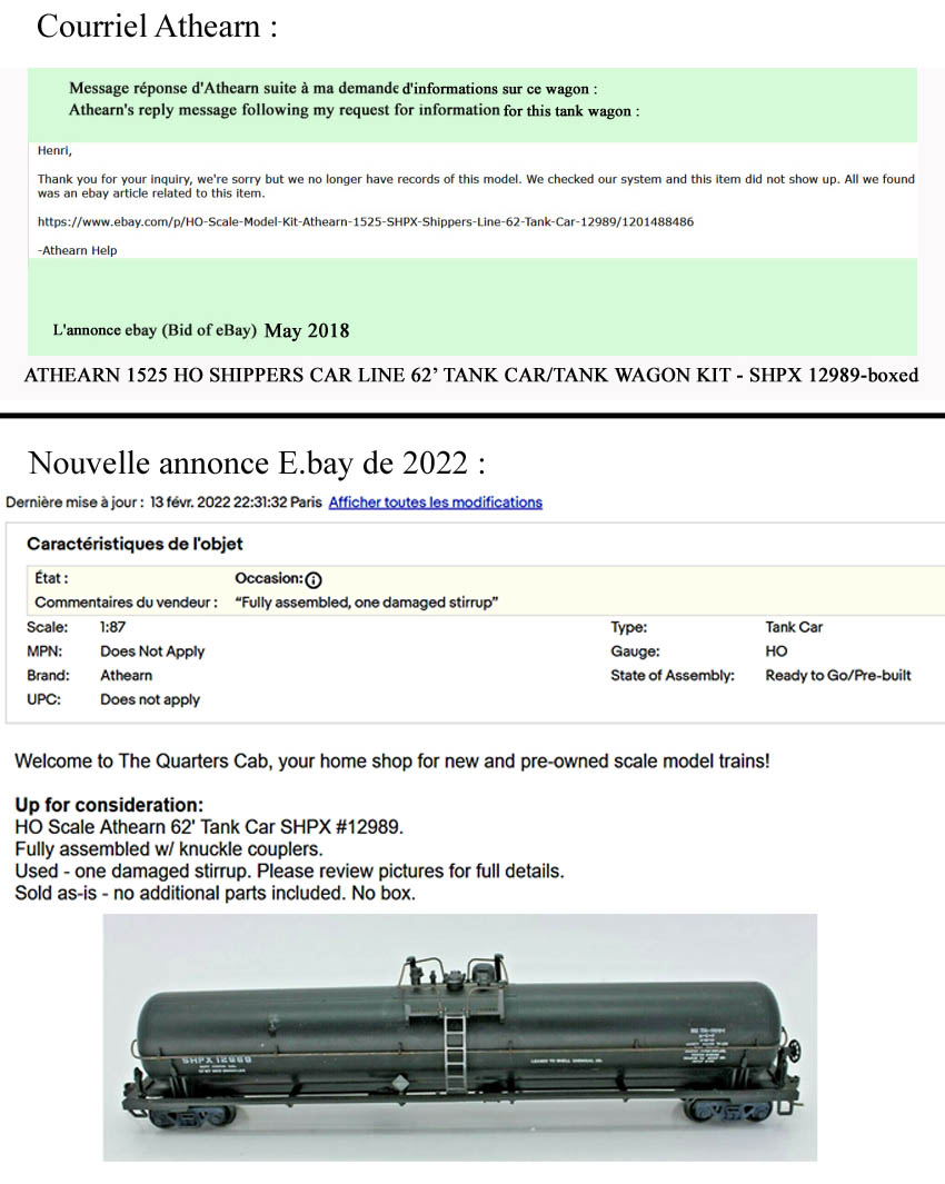 Athearn mail